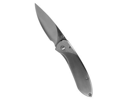 Buck 327 Nobleman Folding Drop Point Knife, Gray - 0327SSS-C