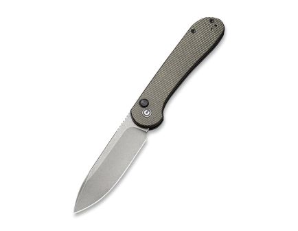 CIVIVI Button Lock Elementum Folding Knife, Dark Green - C2103C