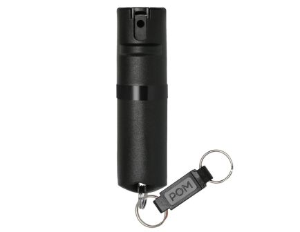 POM Pepper Spray Keychain, Black - PK-BLK-1.4