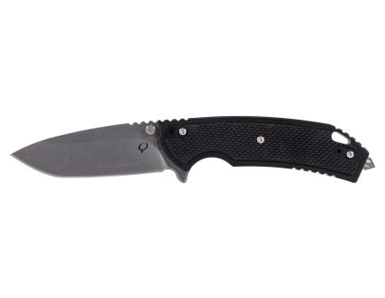 Kronos Ironclad Folding Knife, Black - KRON-02
