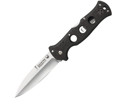 Cold Steel I Folding Knife Sharp Spear Point Blade in Stealthy Black - CS-10AB