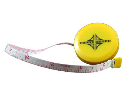 Phone Skope Plastic Antler Measuring Tape, White/Yellow - PSAT