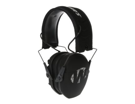 Walkers Freedom Series Logo Earmuff Adult/23 dB, Black - GWP-RSEMFS