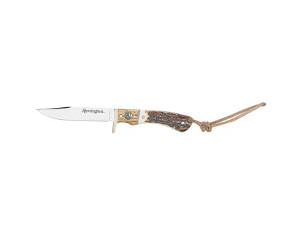 Remington Guide Skinner Fixed Blade Knife, Brown/Silver/White - 15655