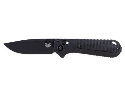 Benchmade Redoubt Folding Drop Point Knife, Black - 430BK-02