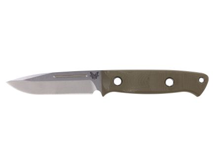 Benchmade Bushcrafter Fixed Blade Knife, OD Green - 163-1