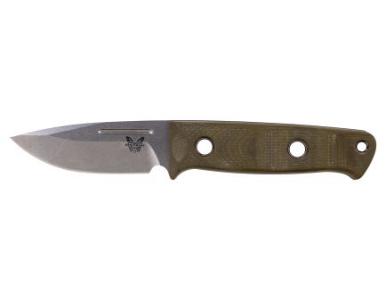 Benchmade Mini Bushcrafter Fixed Blade Knife, OD Green - 165-1