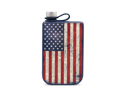 Yukon Outfitters 9 oz Highline Flask, USA Flag - YF09USA