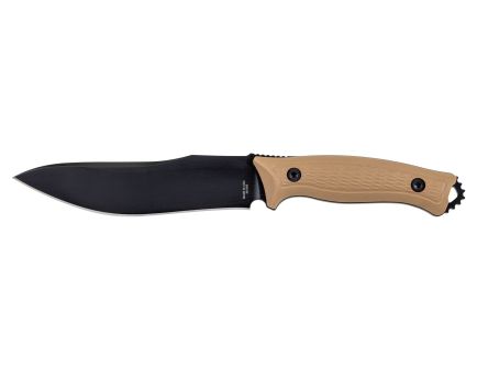 Kronos Truedefender Fixed Knife w/ Kydex Sheath, Coyote - KRON-KO-TRU