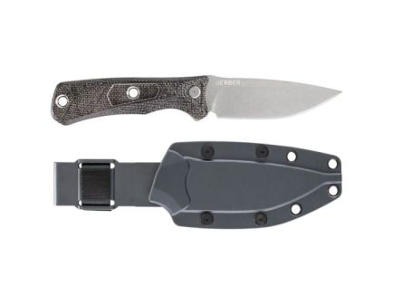 Gerber Convoy Fixed Blade Knife w/ Sheath, Brown - 1066484