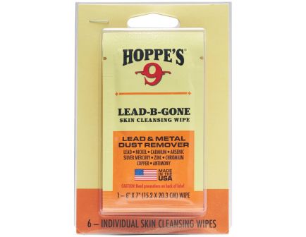 Hoppe's Lead Be Gone, Wipes, 6 Count - LBG6