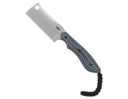 CRKT S.P.E.C. Fixed Blade Knife Silver Plain w/Sheath 2.44" 2398 8Cr13MoV