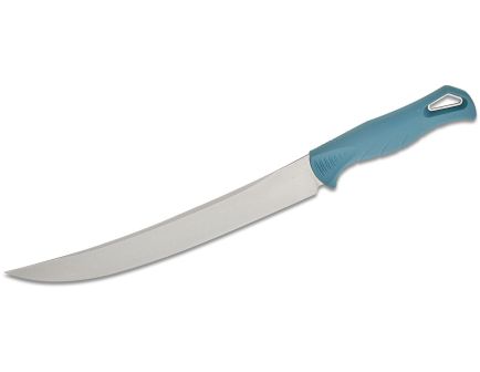 Benchmade Fishcrafter Fixed Blade Trailing Point Knife 9", Depth Blue - 18020