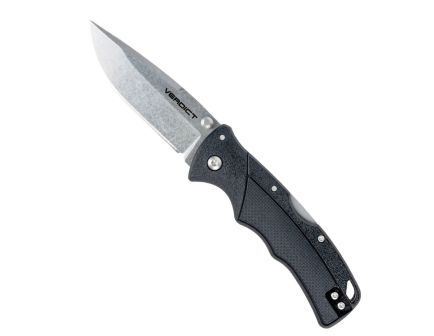 Cold Steel Verdict Spear Point Folding Knife, Black