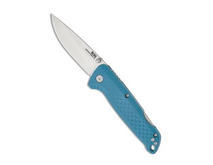 SOG Adventurer LB 3.5" Blade Folding Knives, Nordic Blue / Satin