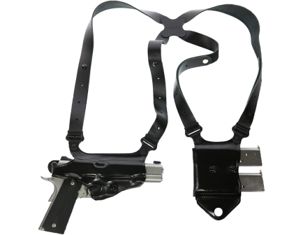 Galco Miami Classic II Sig Sauer P365 Shoulder Holster RH - Black Leather, Classic Design for Comfortable and Functional Carry - MCII870B