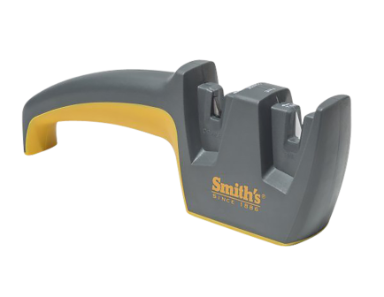 Smiths Products Edge Pro Pull-Thru Knife Sharpener, Gray/Yellow