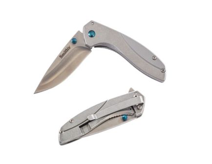 Smiths Products Noesis 2.75" Drop Point Folding Knife, Gray