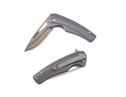 Smiths Products Istana 2.75" Drop Point Folding Knife, Gray