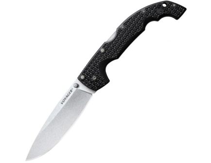 Cold Steel Ultimate Hunter Folding Knife Drop Point Black - Durable, Lightweight and Reliable Handle - CS-30U