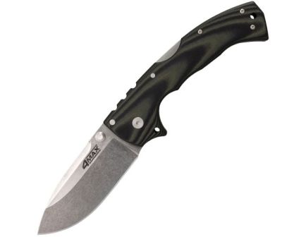 Cold Steel 4-Max Elite Folding Knife Drop Point Black - Durable, Lightweight and Reliable Handle - CS-62RMA
