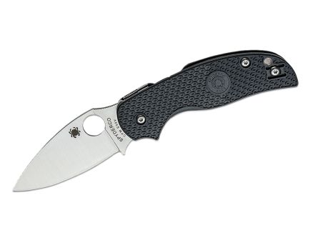 Spyderco Sage 5 Lightweight Folding Spear Point Knife, Black - C123PBK
