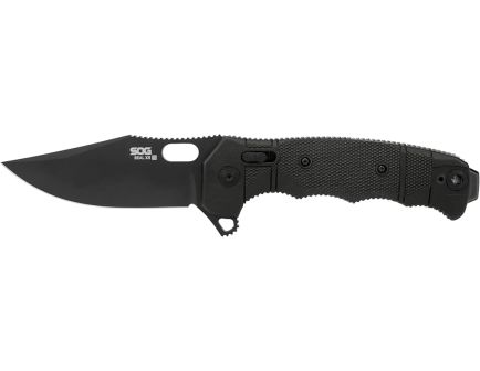SOG Knives Seal XR Folding Knife Clip Point Gray/OD Green - SOG-12-21-13-57