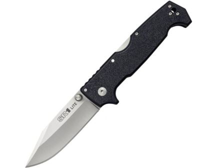 Cold Steel SR1 Lite Folding Knife Clip Point Black - High-Strength Lock, Lightweight Design, Perfect for Everyday Carry - CS-62K1Z