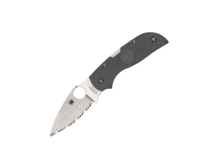 Spyderco Chaparral Lightweight Folding Drop Point Knife, Gray - C152SGY