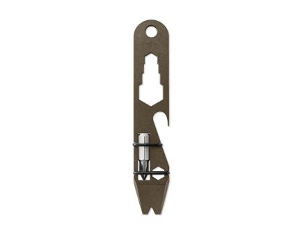 Toor Knives Titanium Keychain Multi Tool, Bronze