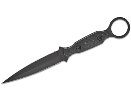 Toor Knives Specter R Fixed Blade Dagger Knife, Socom Black