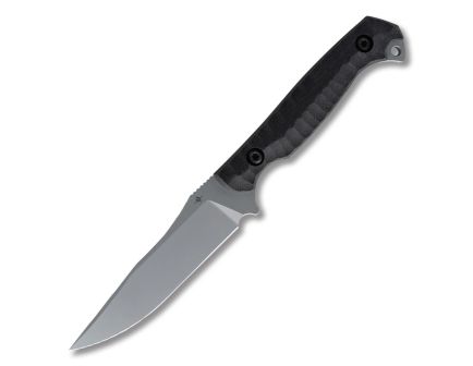 Toor Knives Krypteia T Fixed Blade Drop Point Knife, Phantom Grey