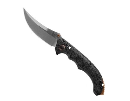 Benchmade Mini Bedlam Folding Scimitar Knife, Marbled - 865-02