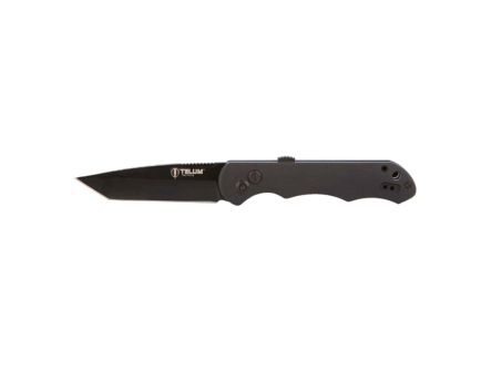 Telum Tactical Aftershock Folding Knife Tanto, Black