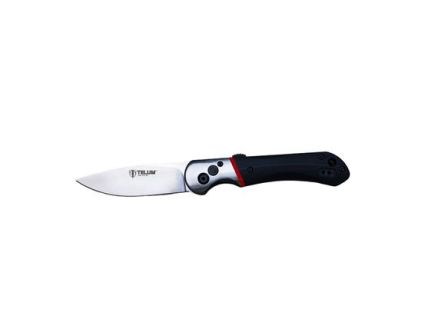 Telum Tactical Tremor Folding Knife Drop Point, Black - TT3093