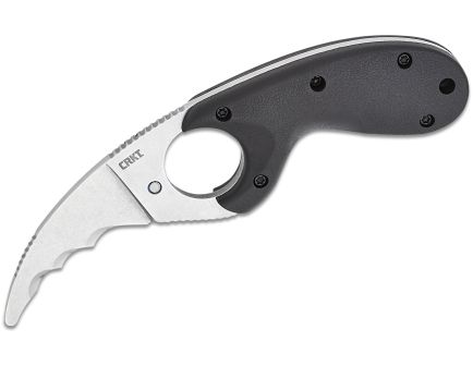 CRKT Bear Claw Fixed Knife Hawkbill, Black
