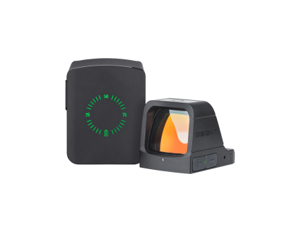 Osight X 3MOA Dot + 32MOA Circle Red Dot Sight w/ Charging Cover, Black