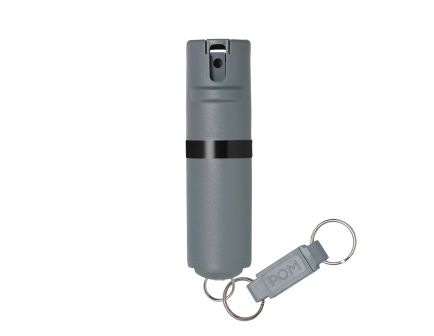 POM Pepper Spray Keychain, Grey - PK-GRY-1.4