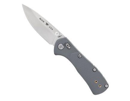 Buck Mini Range Pro Folding Drop Point Knife, Gray - 0790GYS1-B