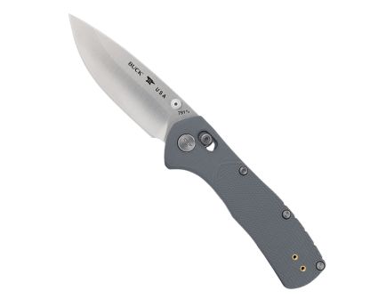 Buck Range Pro Foldidng Drop Point Knife, Gray - 0791GYS1-B