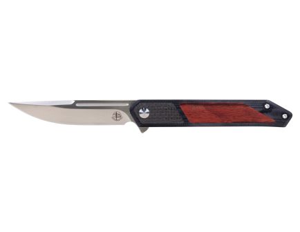 Begg Knives Kwaiken Folding Drop Point Knife, Rose Wood - BG017