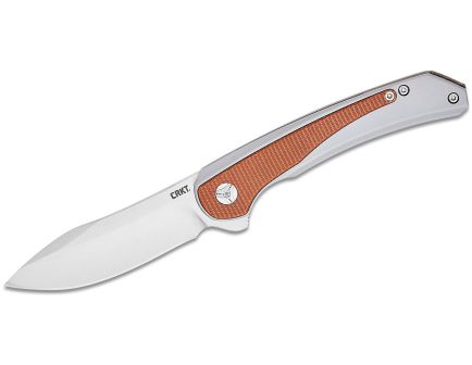 CRKT Padawan Frame Lock Folding Knife Drop Point, Brown