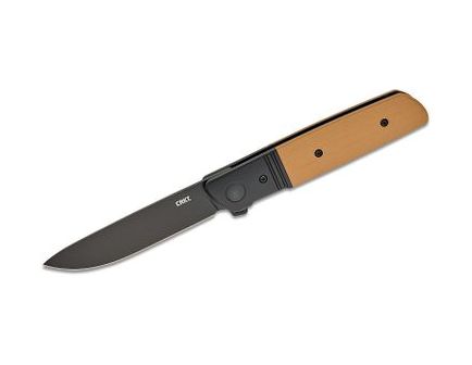 CRKT Bamboozled Assisted Folding Knife Drop Point, Brown
