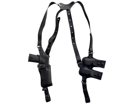 1791 Gunleather Nakatomi Special Springfield 1911 Shoulder Holster Right Leather, Stealth Black