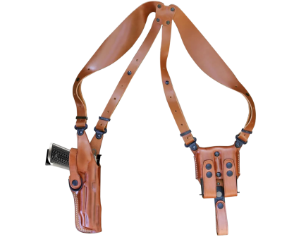 1791 Gunleather Nakatomi Special Sig Sauer P320 Shoulder Vertical Holster Right Leather, Classic Brown