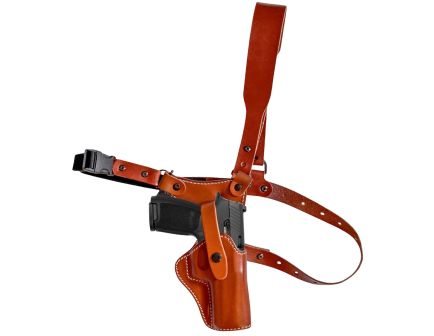 1791 Gunleather Pathfinder Sig M17 Right Hand Leather Shoulder Holster, Brown - PFC-2.4-CBR-R