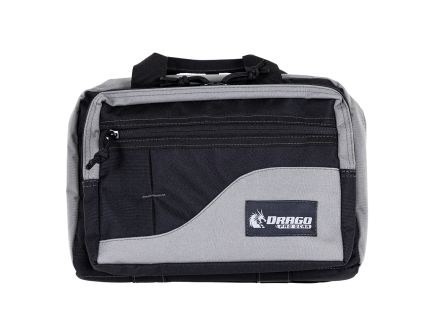 Drago Pro Gear Premier Double Pistol Case - Black/Gray
