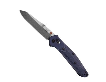 Benchmade Mini Osborne Reverse Tanto Folding Knife, Denim Micarta - 945-04