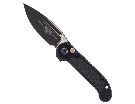 Microtech L.U.D.T. S/E Gen III Folding Drop Point Knife, Black - 1135-1T