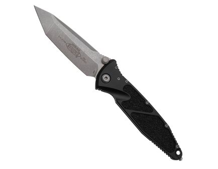 Microtech Socom Elite T/E-M Apocalyptic Folding Tanto Knife, Black - 161-10AP